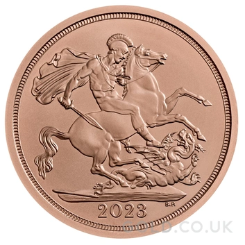 2023 Coronation Struck on the Day Gold Sovereign Boxed