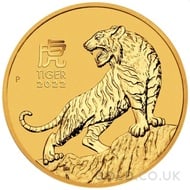 Gold Perth Mint Year of the Tiger 1oz (2022)