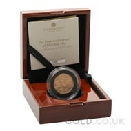 The 50th Anniversary of Decimal Day Fifty Pence Proof Gold Coin Boxed (2021)