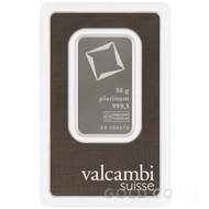 50g Platinum Bars