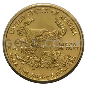 1991 1/10 oz Gold America Eagle