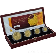 Proof Gold Britannia 4-Coin Box Set (2005)