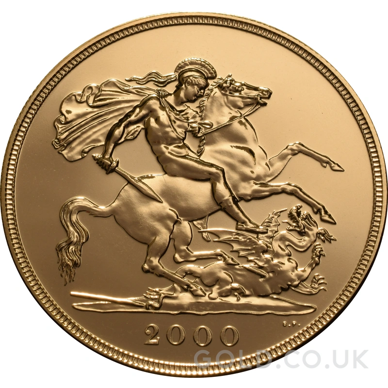 2000 Gold £5 Coin Quintuple Sovereign