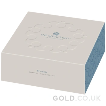 2024 Britannia 5oz Silver Proof Coin Boxed