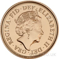 Elizabeth II Fifth Head Gold Half Sovereign
