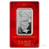 1oz Silver Bar 2024 Year of the Dragon PAMP
