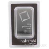 100g Valcambi Palladium Bar