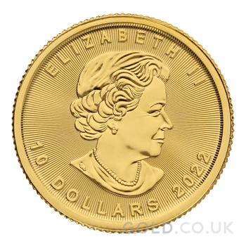 2022 1/4oz Canadian Maple Leaf Gold Coin