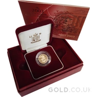 2003 Gold Proof Half Sovereign Boxed