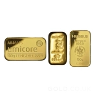 100g Gold Bar Pre Owned