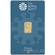 1g Britannia Minted Gold Bar (New)