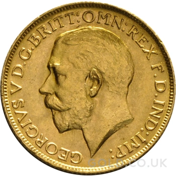 1920 Gold Sovereign Coin George V Perth