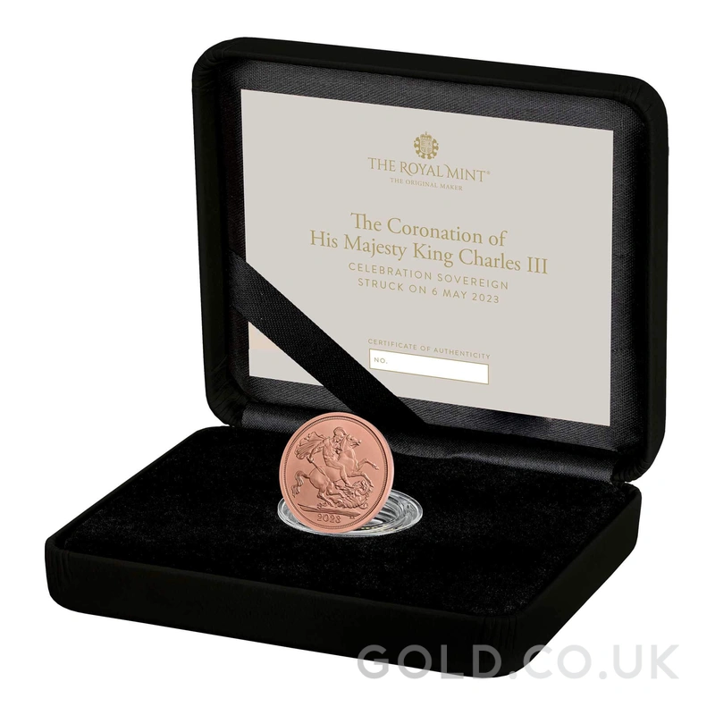 2023 Coronation Struck on the Day Gold Sovereign Boxed