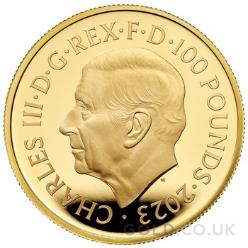 2023 Bull of Clarence Gold Coin Tudor Beasts 1oz Proof Boxed
