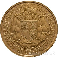 1989 Gold Proof Half Sovereign Elizabeth II Boxed