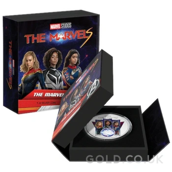 2023 The Marvels 1oz Proof Silver Coin Boxed
