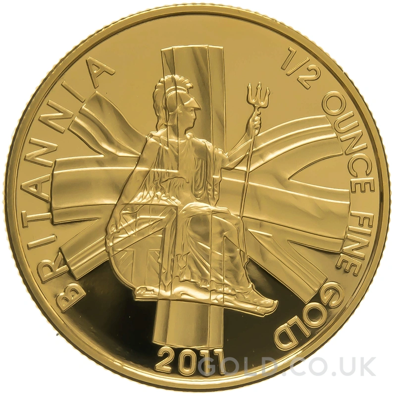 2011 Proof 1/2oz Gold Britannia Coin