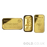 100g Gold Bars (Pre Owned)