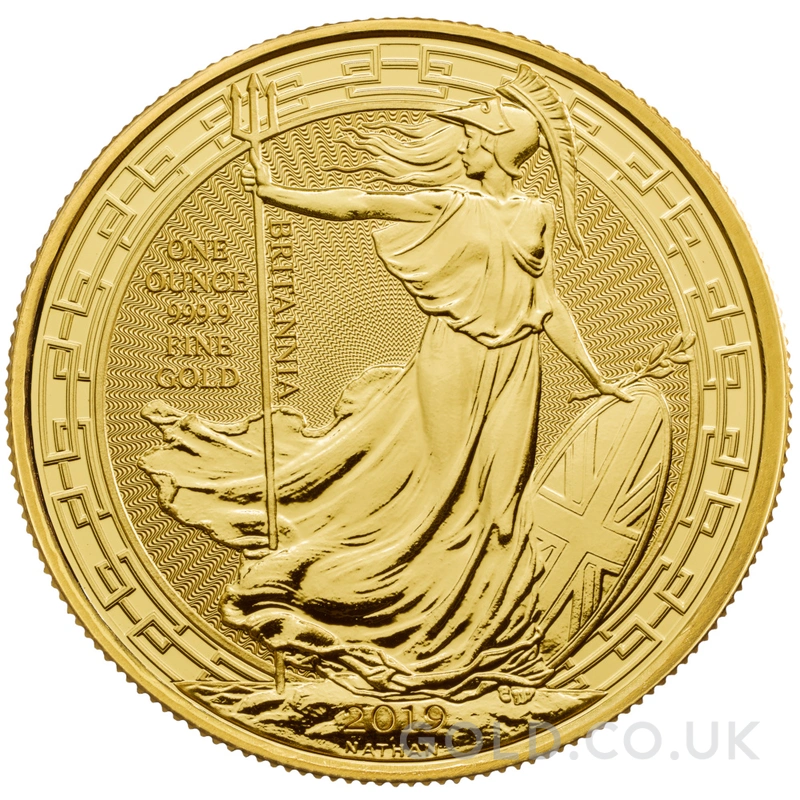 2019 Gold Britannia Coin 1oz Oriental Border