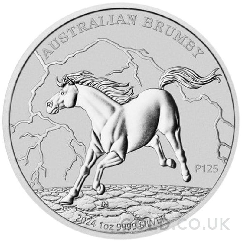 2024 1oz Silver Australian Brumby Coin