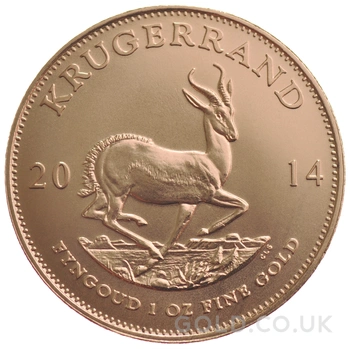 2014 Krugerrand Gold Coin 1oz