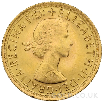 Elizabeth II Young Head Gold Sovereign Gift Boxed