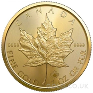 2023 Gold Canadian Maple Leaf Coin 1oz