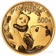 2021 Gold Panda Coin 30g