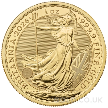 2026 1oz Gold Britannia Coin Gift Boxed