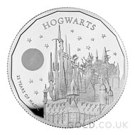 Hogwarts School 2oz Proof Silver Coin Boxed (2023)