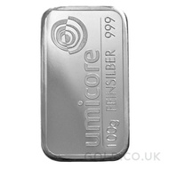 100g Umicore Silver Bar