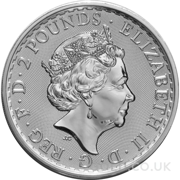2017 1oz Silver Britannia Coin 20th Anniversary Trident