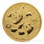 2022 Gold Panda Coin 30g