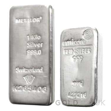 VAT FREE for Storage - 1 Kilo Silver Bullion Bar