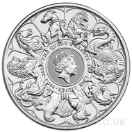 Silver 2oz Queen's Beast Completer Coin (2021)