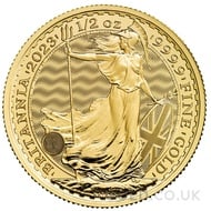King Charles III Half Ounce Gold Britannia Coin (2023)