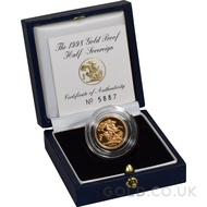 Gold Proof Half Sovereign Boxed (1998)