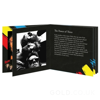 2023 Proof 1/4oz The Police Gold Coin Music Legends Boxed