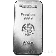 500g Silver Bars