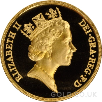1988 Proof £2 Coin Gold Double Sovereign