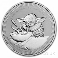 1oz Silver Baby Yoda Grogu Coin (2022)