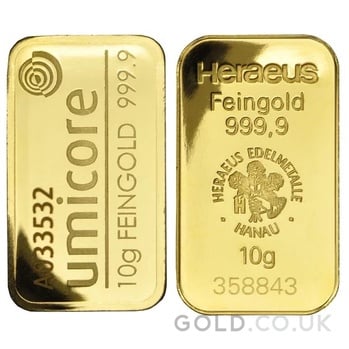 10g Gold Bar (Pre Owned)