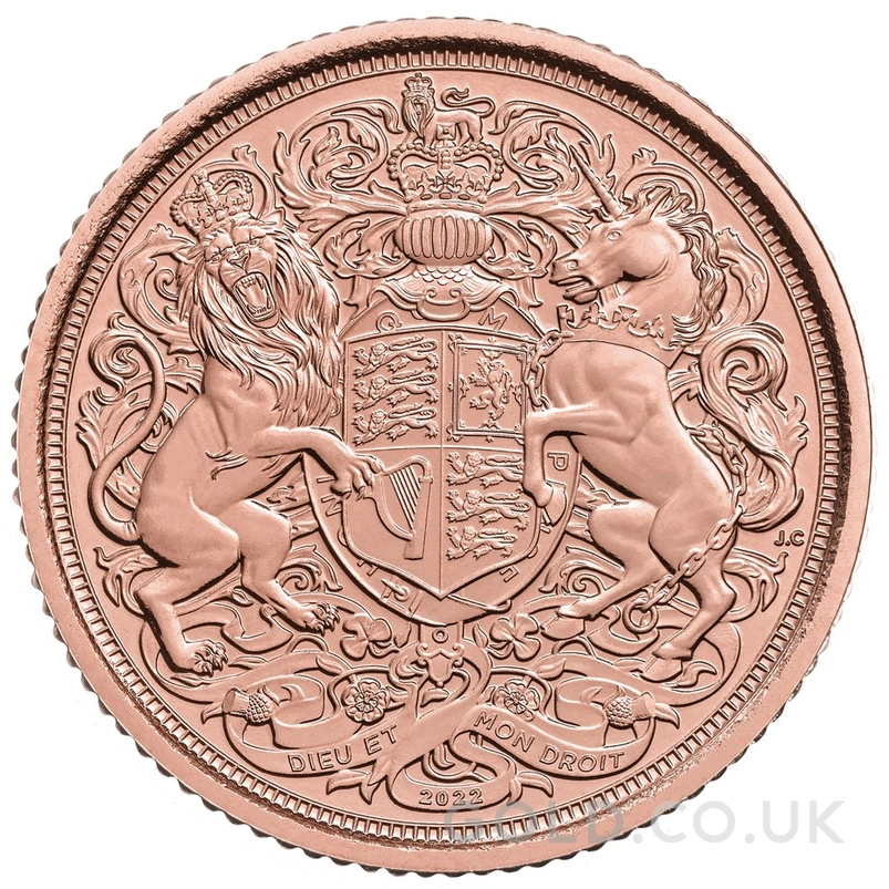 2022 Gold Half Sovereign Queen Elizabeth II Memorial