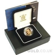 Gold Proof Sovereign Boxed (2001)