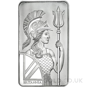 Britannia 10oz Silver Minted Bar
