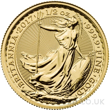 2017 1/2oz Gold Britannia Coin