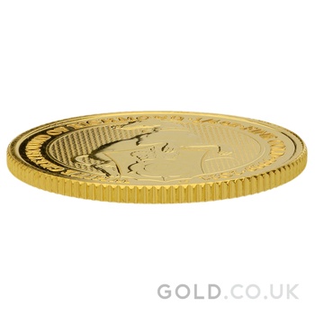 2021 1/4oz White Greyhound of Richmond Gold Coin Queen's Beasts