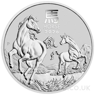 2026 Silver Perth Mint Year of the Horse 1oz Coin