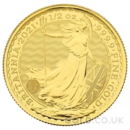 Half Ounce Gold Britannia Coin (2021)
