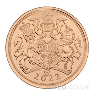 2022 Gold Double Sovereign Coin Elizabeth II